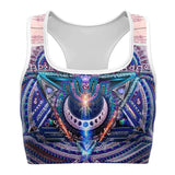 Vishuddha | Throat Chakra Sports Bra