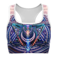 Vishuddha | Throat Chakra Sports Bra